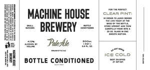 Machine House Brewery Pale Ale April 2017
