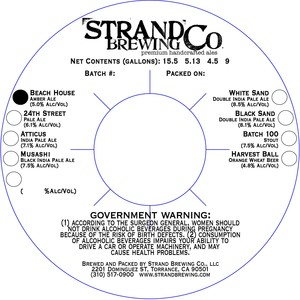 Beach House Amber Ale April 2017