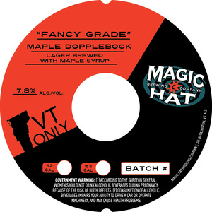 "fancy Grade" Maple Dopplebock April 2017