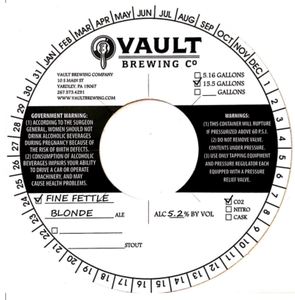 Vault Brewing Company April 2017