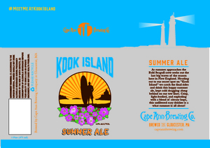 Kook Island Summer Ale April 2017