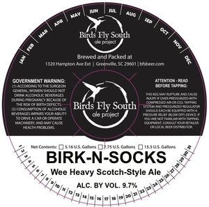 Birds Fly South Ale Project Birk-n-socks