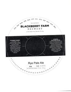 Blackberry Farm Rye Pale Ale April 2017