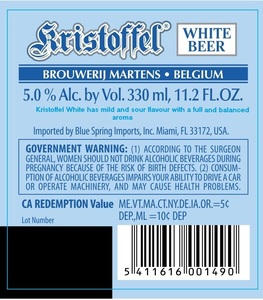 Kristoffel Belgian White