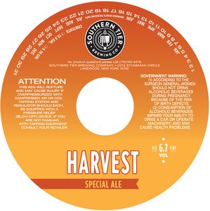 Southern Tier Brewing Co Harvest