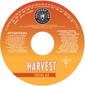 Southern Tier Brewing Co Harvest