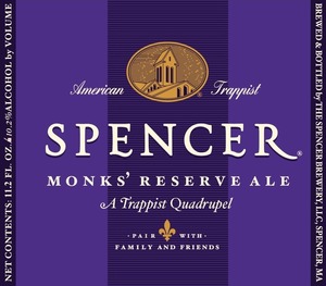 Spencer Monks' Reserve Ale April 2017