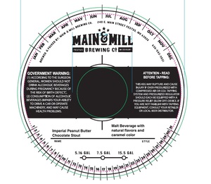Main & Mill Brewing Co Imperial Peanut Butter Chocolate Stout