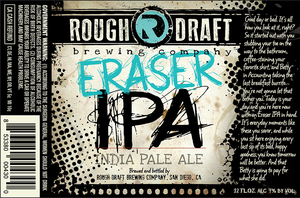 Rough Draft Brewing Company Eraser