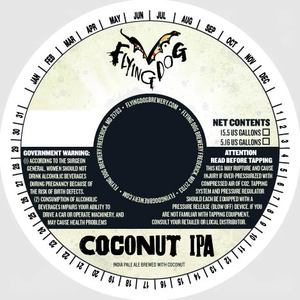 Flying Dog Coconut IPA April 2017