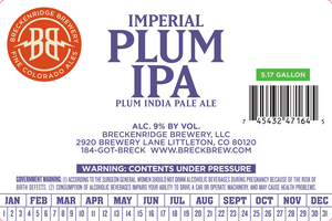 Breckenridge Brewery, LLC Imperial Plum IPA
