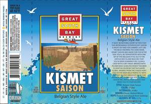 Great South Bay Brewery Kismet Saison April 2017