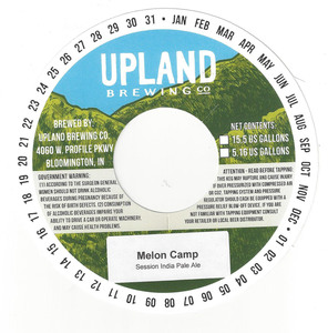 Upland Brewing Company Melon Camp