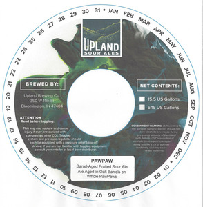 Upland Brewing Company Paw Paw