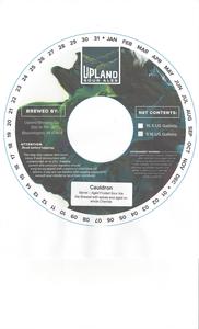 Upland Brewing Company Cauldron April 2017