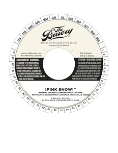 The Bruery Pink Snow April 2017