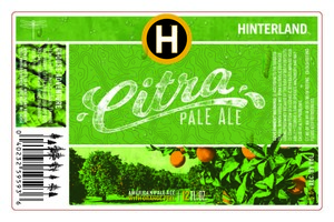 Hinterland Citra Pale Ale