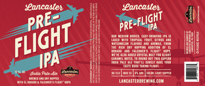Lancaster Brewing Co. Preflight IPA April 2017
