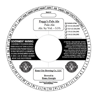 Peggy's Pale Ale 