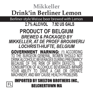 Mikkeller Drinkin Berliner Lemon