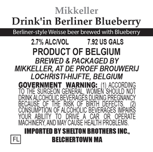 Mikkeller Drinkin Berliner Blueberry