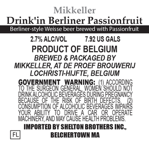 Mikkeller Drinkin Berliner Passionfruit