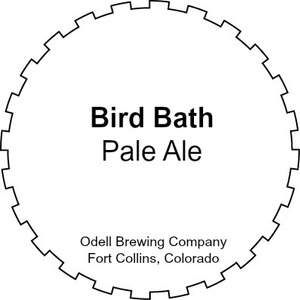 Odell Brewing Company Bird Bath Pale Ale April 2017