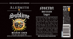 Alesmith Sublime Mexican Lager