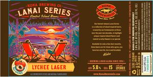 Kona Brewing Company Lychee Lager April 2017