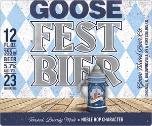 Goose Island Beer Co. Goose Fest Bier April 2017