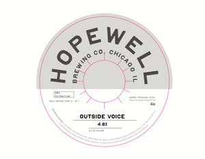 Hopewell Brewing Company Outside Voice April 2017