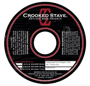 Crooked Stave Artisan Beer Project Ampersand Vol. 3 Chapter 1 Ale