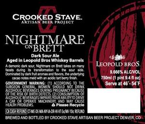 Crooked Stave Artisan Beer Project Nightmare On Brett