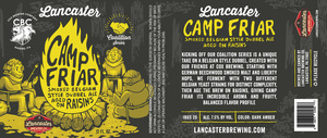 Lancaster Brewing Co. Camp Friar April 2017
