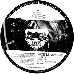 Wooden Legs Brewing Company Ovb Brown Ale