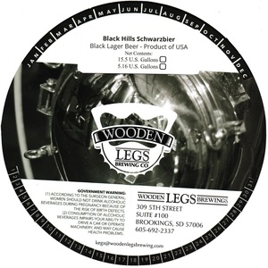 Wooden Legs Brewing Company Black Hills Schwarzbier