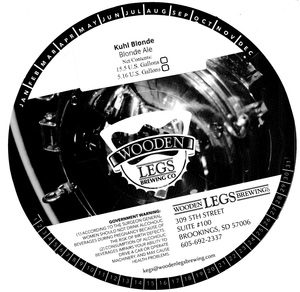 Wooden Legs Brewing Company Kuhl Blonde April 2017