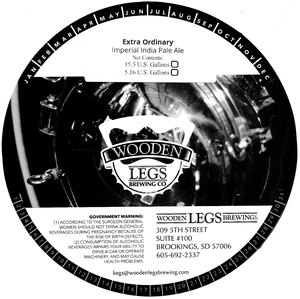 Wooden Legs Brewing Company Extra Ordinary April 2017