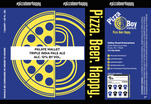 Pizza Boy Brewing Co. Palate Mallet