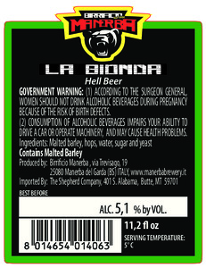 Birrificio Manerba La Bionda