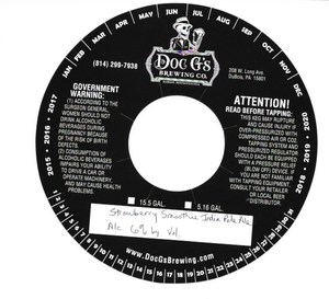 Doc G's Brewing Company Strawberry Smoothie India Pale Ale