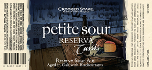 Crooked Stave Artisan Beer Project Petite Sour Reserva Cassis