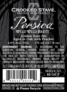 Crooked Stave Artisan Beer Project Persica