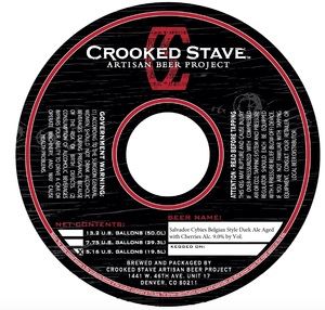 Crooked Stave Artisan Beer Project Salvador Cybies
