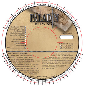 Paladin Brewing Pumpkin