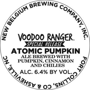 New Belgium Brewing Company, Inc. Voodoo Ranger Atomic Pumpkin