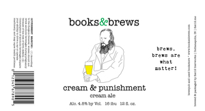 Books & Brews Cream & Punishment April 2017