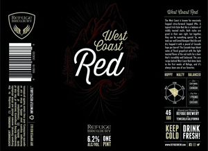 Refuge Brewery West Coast Red April 2017