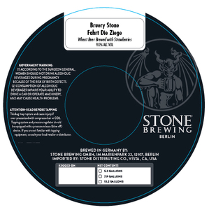 Bruery Stone Fahrt Die Ziege April 2017