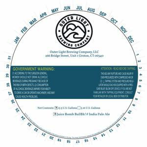 Outer Light Brewing Company Juice Bomb Bull$h!# India Pale Ale